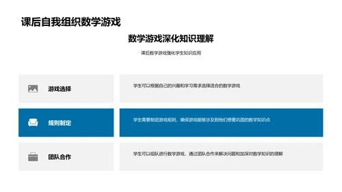 游戏化的数学教学PPT模板