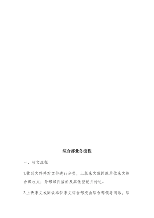 公司综合部业务流程纲要.docx