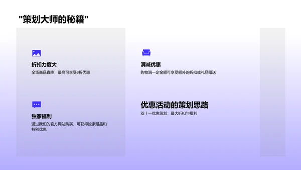 双十一购物解析PPT模板