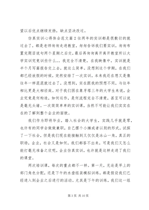 仿真实训心得体会范文.docx