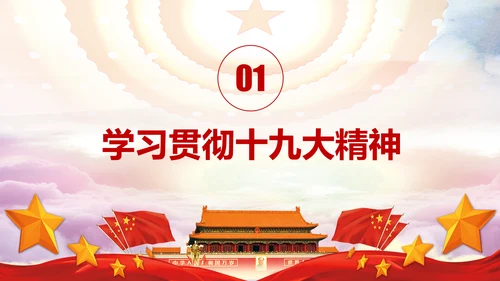 中国共青团学习十九大精神做合格团员PPT