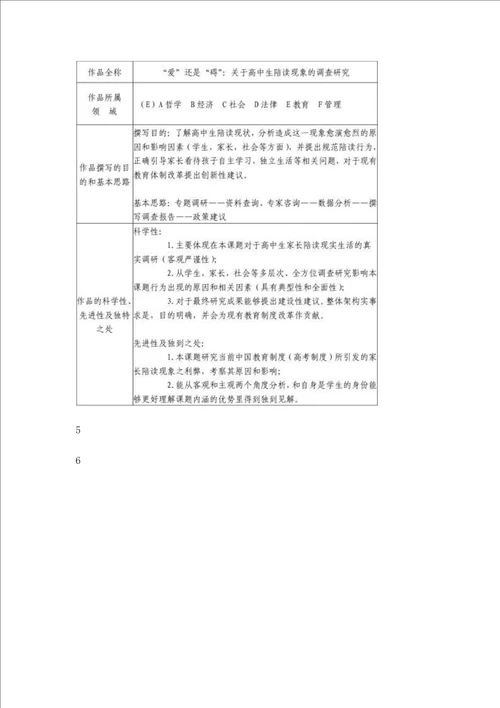 挑战杯申报书范文挑战杯申报书范文精选八篇