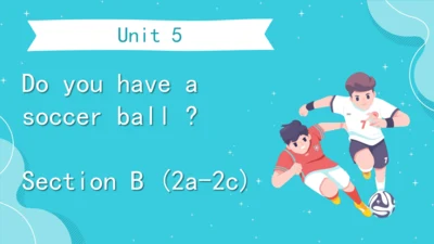 Unit5 SectionB 2a-2c（人教新目标七年级上册 Unit5 Do you have 