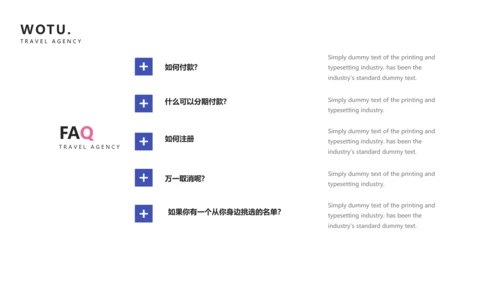 简约度假旅游业务旅行社宣传动态PPT模板