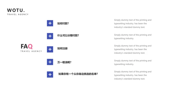 简约度假旅游业务旅行社宣传动态PPT模板