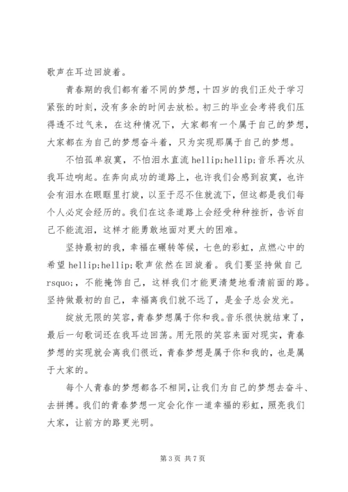 关于我的理想演讲稿精选范文四篇.docx