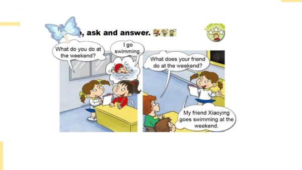 Module 9 Unit 2 What does he do in summer  课件(共27张