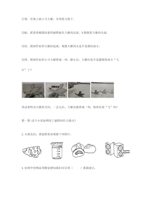 教科版二年级下册科学知识点期末测试卷【全优】.docx