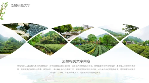 最美乡村旅游新农村乡村振兴PPT模板