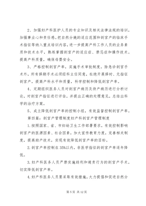 控制剖宫产率管理制度.docx