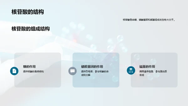 科技风生物医疗教学课件PPT模板