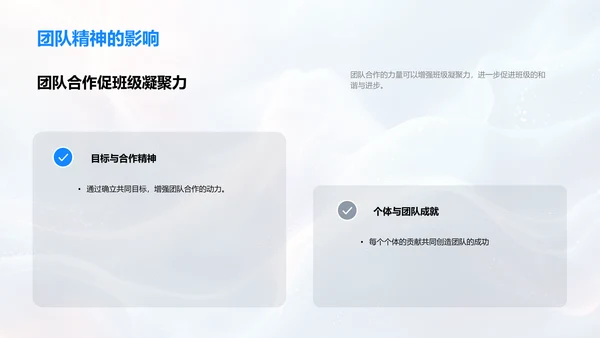 团队合作与班级精神PPT模板