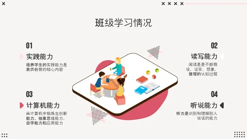 新学期初中家长会PPT模板