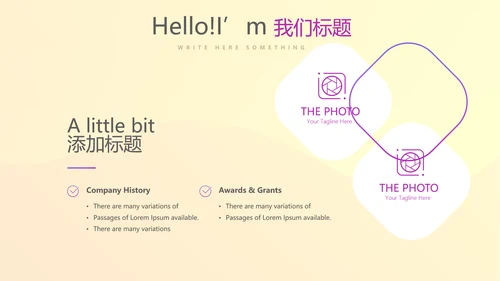 公司产品图片展示宣传通用PPT动态模板