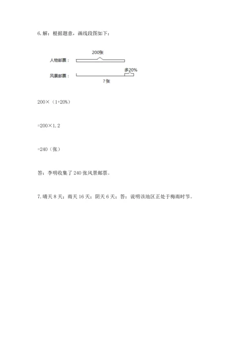 人教版六年级上册数学期末测试卷精品（黄金题型）.docx