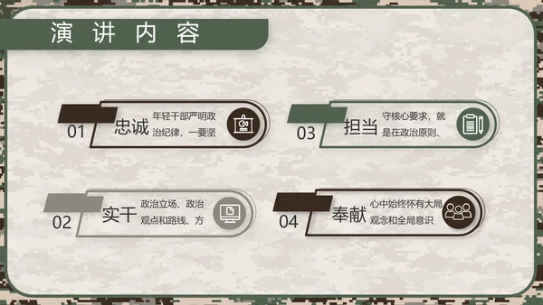 迷彩风部队军事工作总结汇报动态PPT