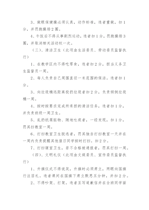 初一班级规章制度.docx