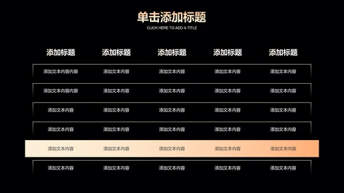 金色渐变科技风通用PPT演示模板