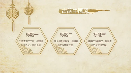 古香古色中医文化工作总结汇报计划动态PPT