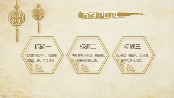古香古色中医文化工作总结汇报计划动态PPT