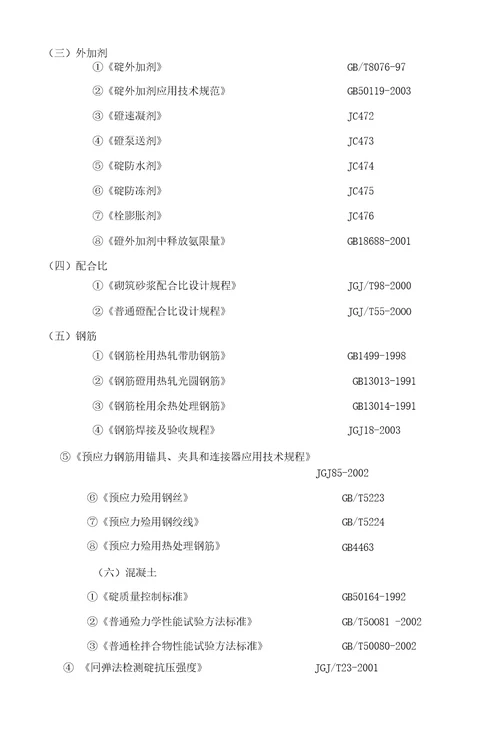 常用材料质量控制作业指导书