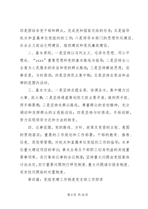 人民政府党组工作制度精编.docx