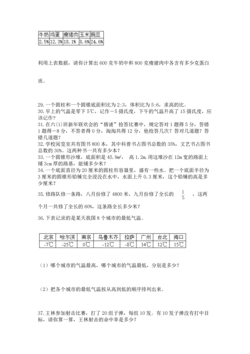 六年级小升初数学应用题50道附参考答案【培优】.docx