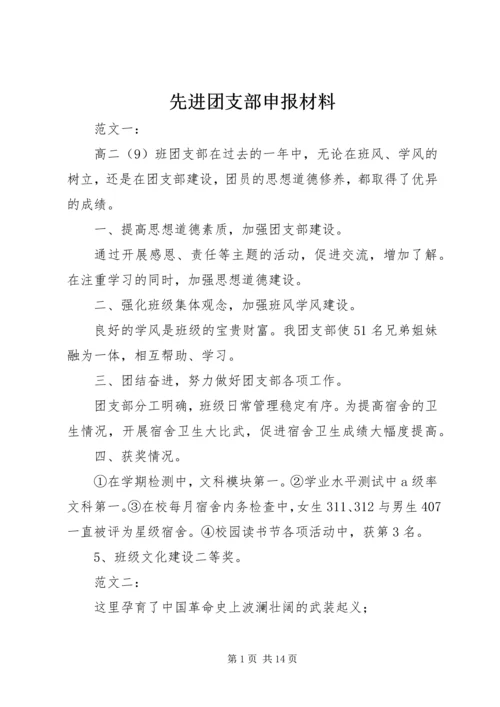 先进团支部申报材料 (10).docx