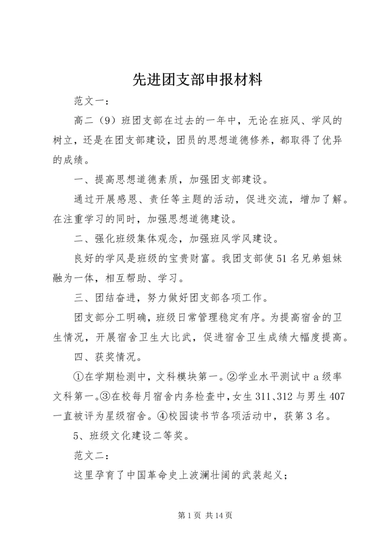 先进团支部申报材料 (10).docx