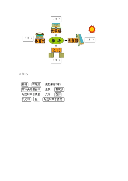 教科版小学二年级上册科学期末测试卷及参考答案（预热题）.docx