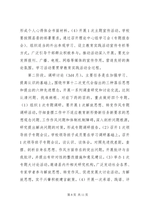 解放思想实干兴肇实施方案.docx