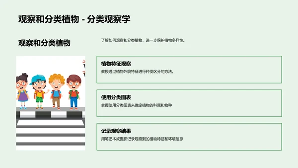 植物科学教学PPT模板