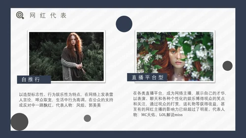 互联网时代网红经济通用PPT模板