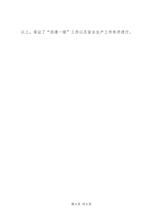四清一绿工作汇报.docx