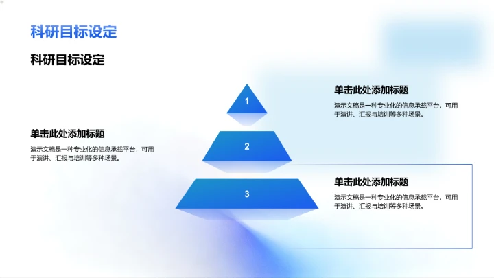 组会科研进度汇报PPT模板