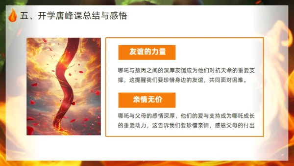 学习哪吒精神通用PPT模板