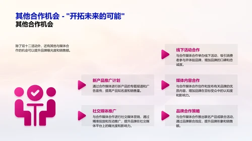 双十二品牌曝光策略PPT模板