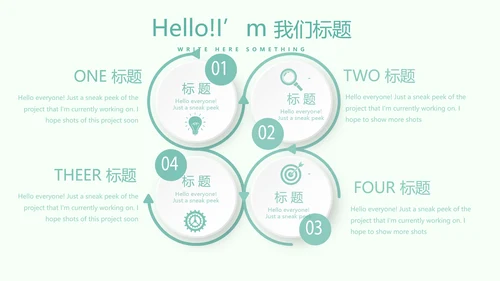 医疗病房护理管理动态PPT模板