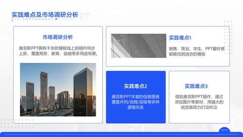 蓝色商务风毕业论文答辩