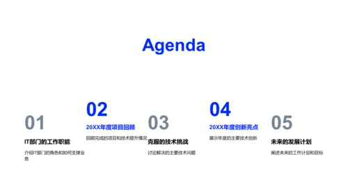 IT年中成果展示PPT模板