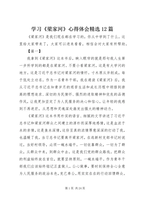 学习《梁家河》心得体会精选12篇.docx