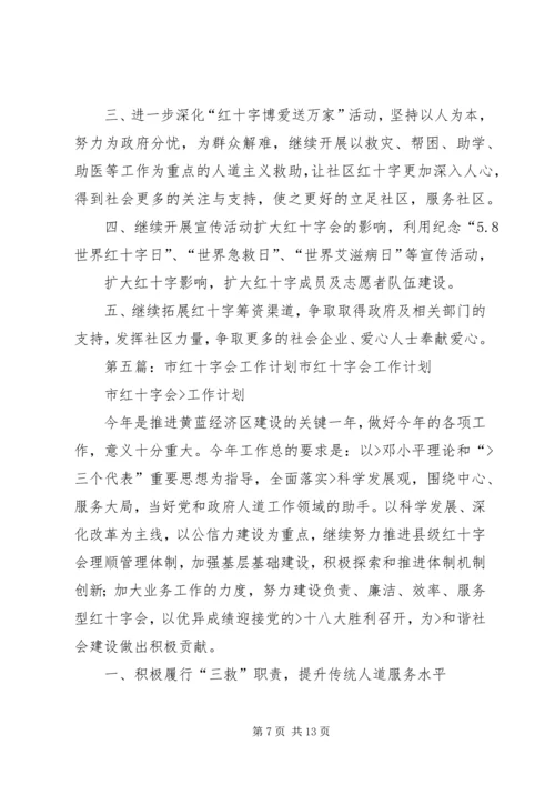 社区红十字会年度工作计划[推荐].docx