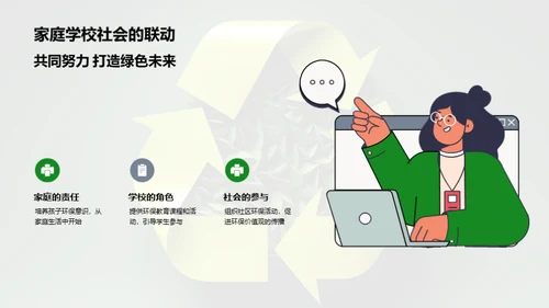 环保教育，绿色行动