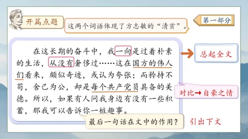 【核心素养】部编版语文五年级下册-12.清贫（课件）