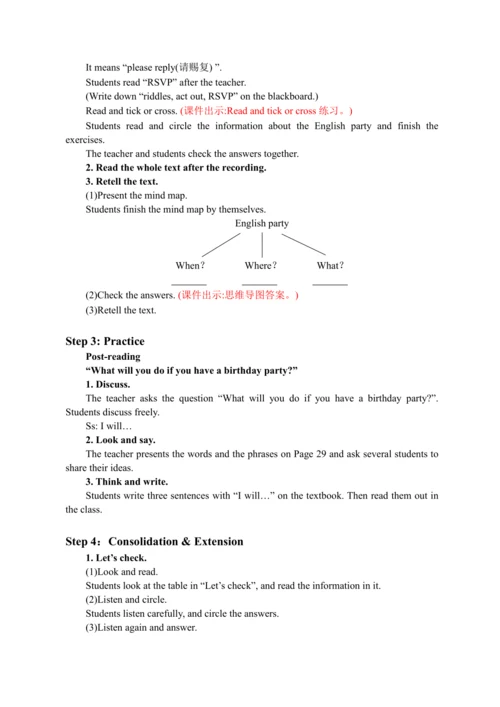 Unit 3 Lesson 6 Part B Read and write ＆ Let's chec