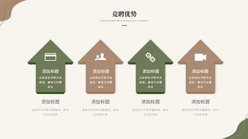 简约时尚莫兰迪风公司内部岗位竞聘述职报告ppt模板