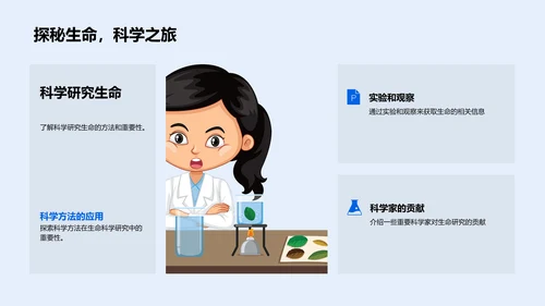 生命起源与演化教学PPT模板