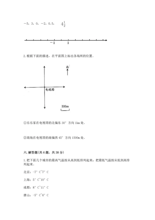 人教版六年级下册数学期末测试卷及参考答案【精练】.docx