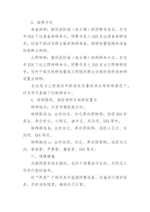 乡镇防汛抗旱应急方案.docx