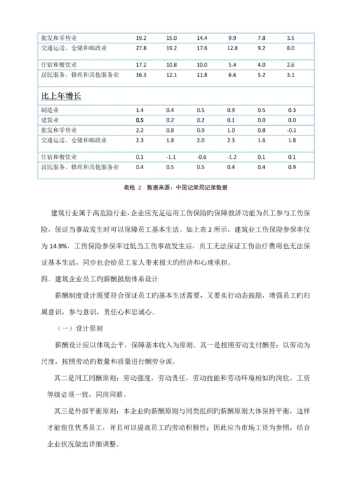 建筑企业薪酬管理存在的问题及对策.docx